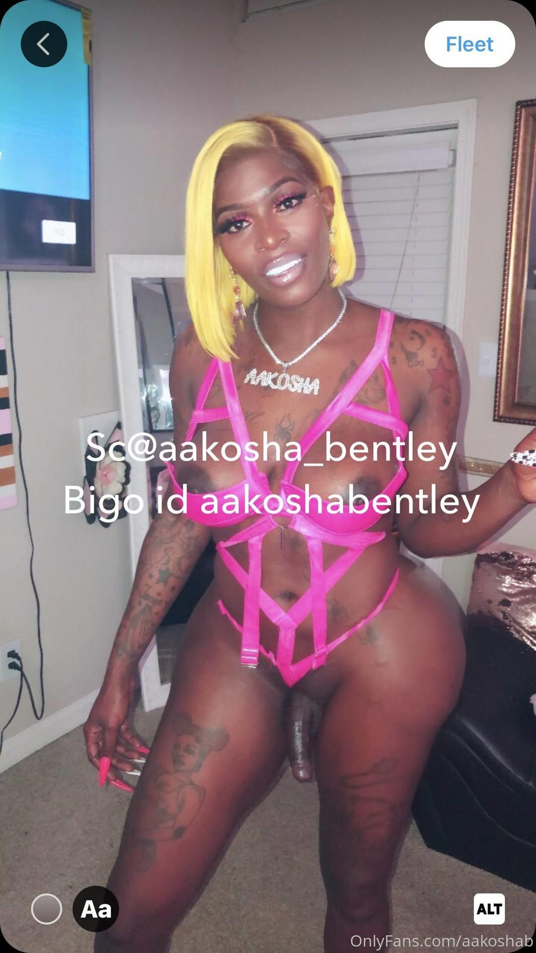 Aakosha Bentley / aakoshab Слитые голые фото с OnlyFans 8