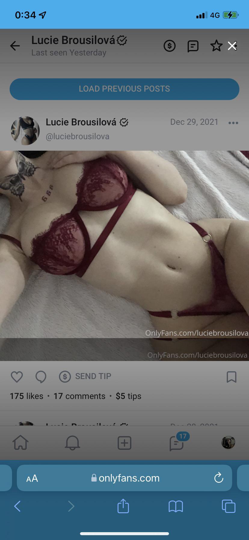 luciebrousilova Обнажённые утечки OnlyFans 1