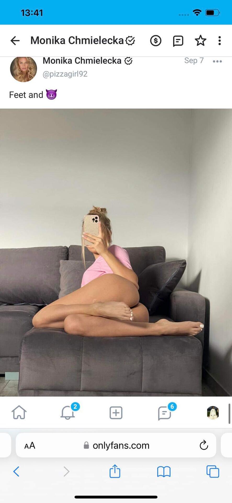 Monika Chmielecka / pizzagirl92 Обнажённые утечки OnlyFans 1