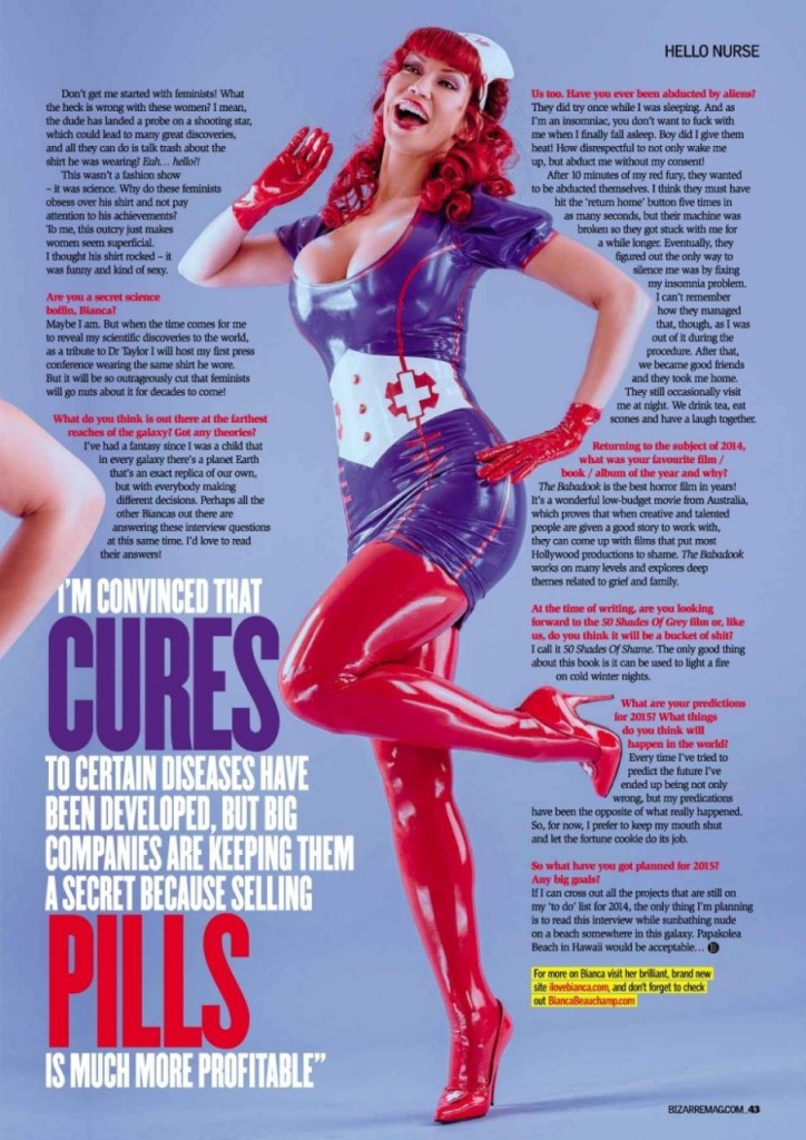 Bianca Beauchamp Topless in Bizarre 12