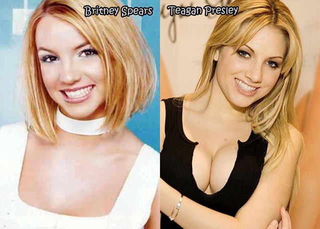 18. Britney Spears Teagan Presley