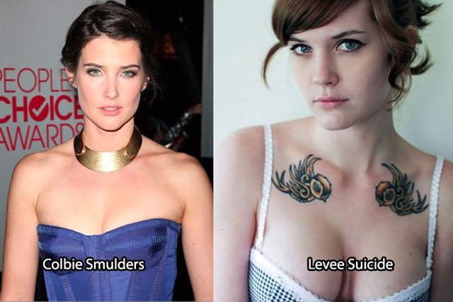 39.Cobie Smulders Levee Suicide