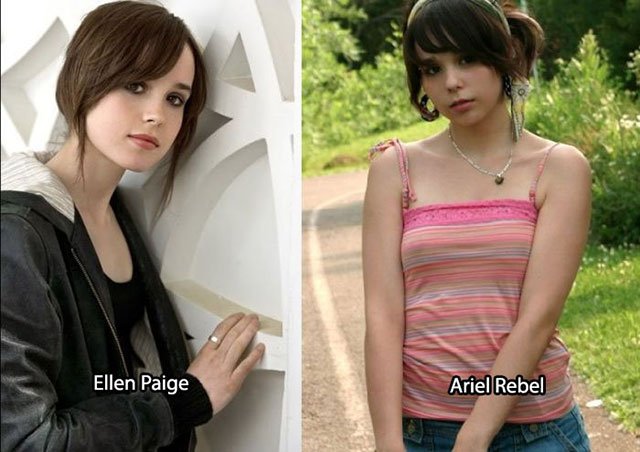 42.Ellen Page Ariel Rebel