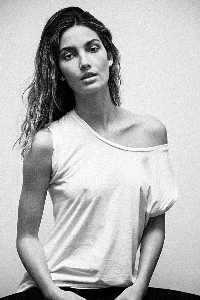 Lily Aldridge Braless