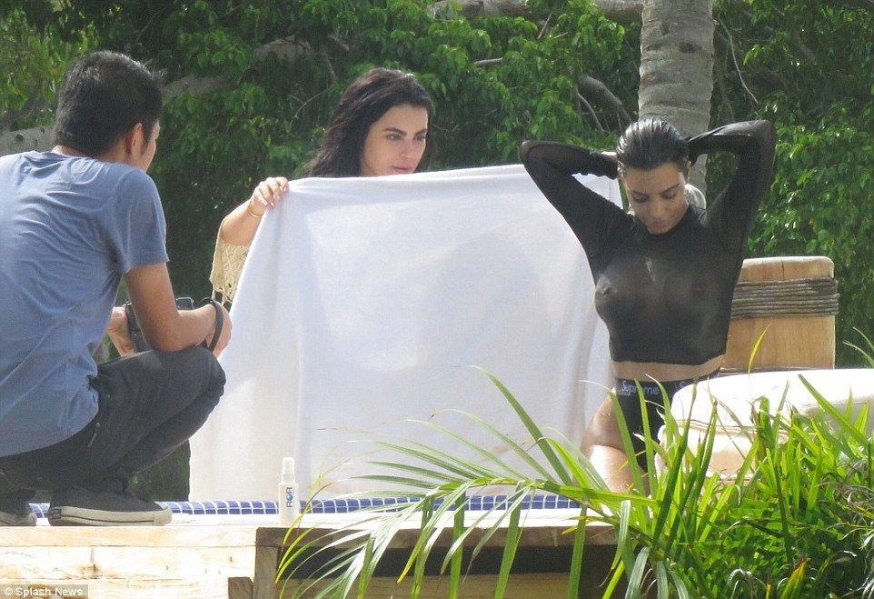 Kim Kardashian See Through 4