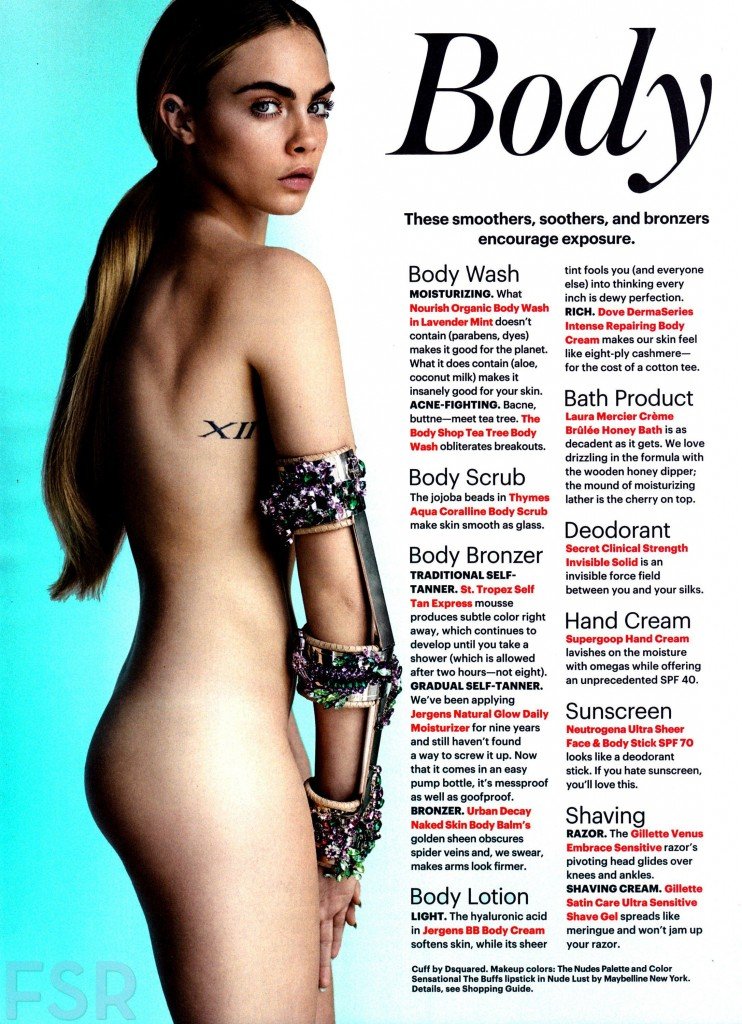 Кара Делевинь Голая 2