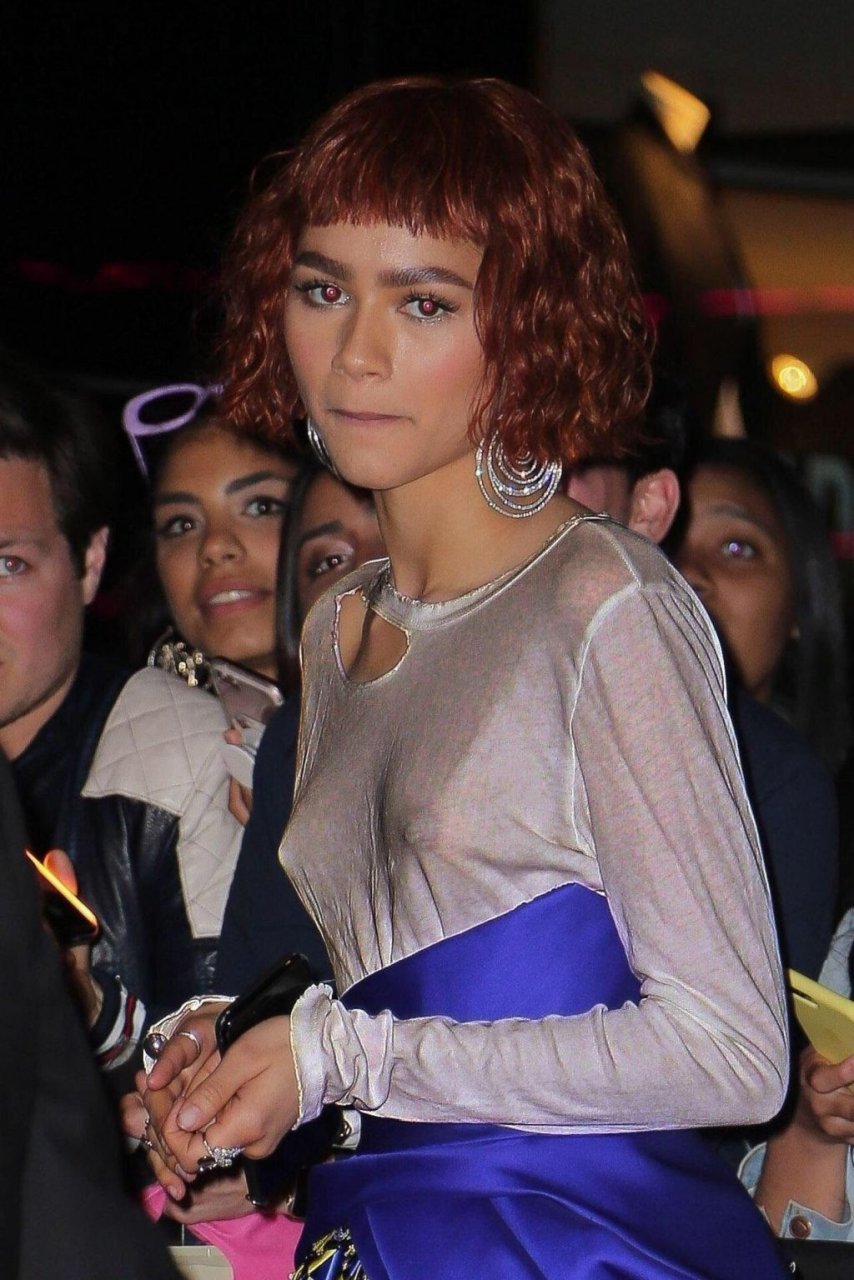 Zendaya See Through Nude 